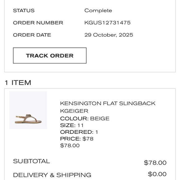 BRAND NEW KURT GEIGER GOLD SANDALS - Picture 7 of 7